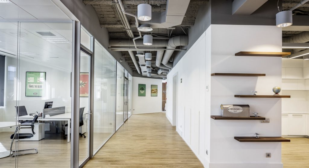 oficinas mamparas cristales