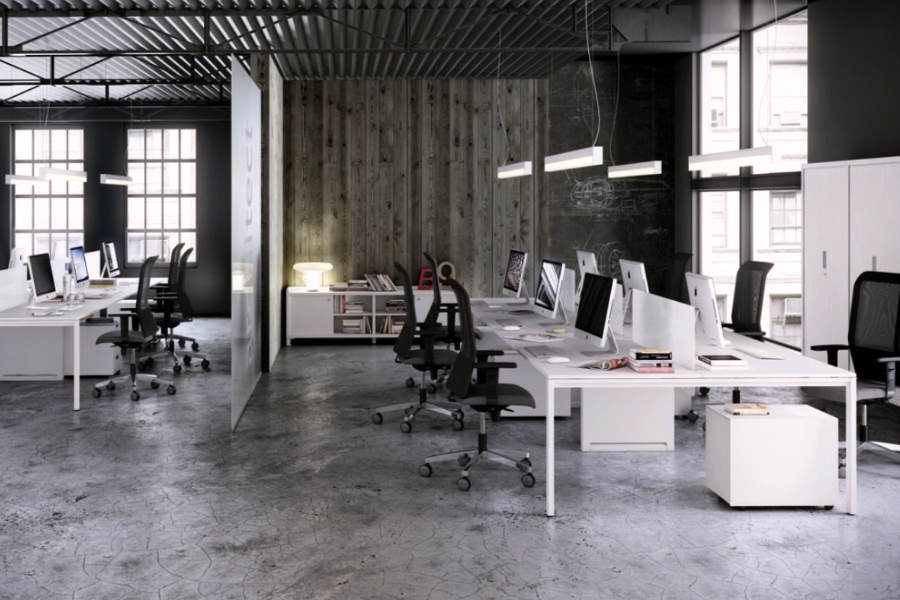 Mesas de escritorio para oficinas: tipos y usos